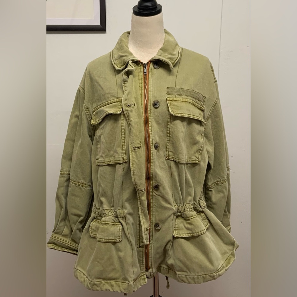 Free People Olive Green Jacket